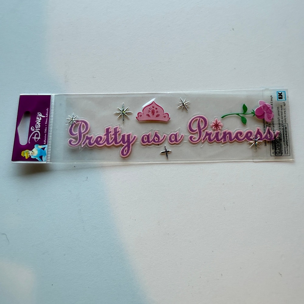 Disney Pretty as a Princess Dimensional Stickers EK Success Scrapbook DJTP001